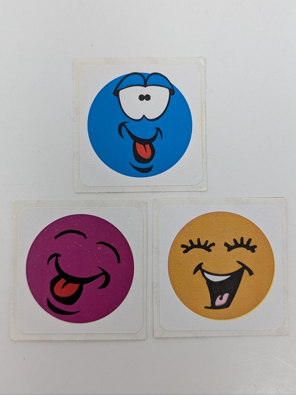 Highlights Magazine Stickers Vintage Smiley Faces